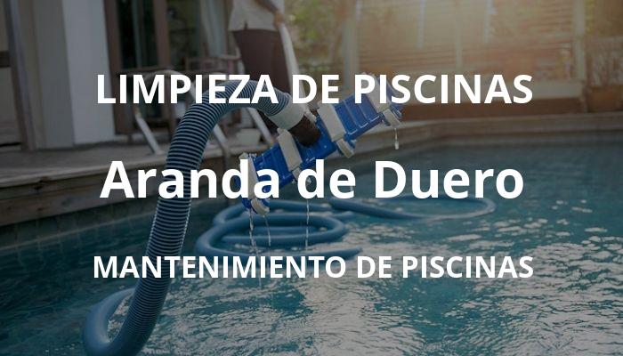 mantenimiento piscinas en Aranda de Duero