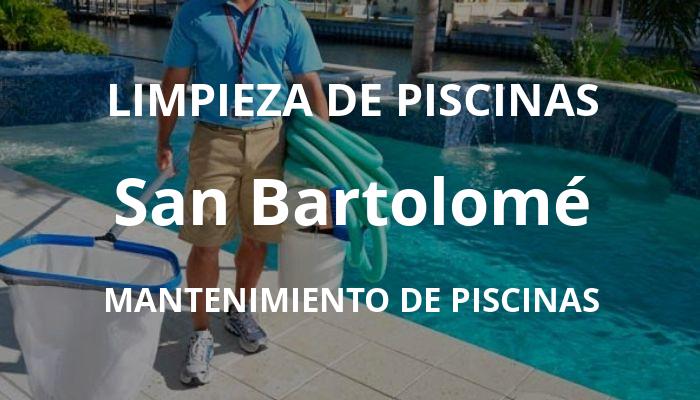 mantenimiento piscinas en San Bartolomé